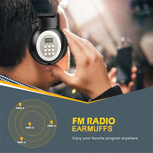 fm radio earmuffs