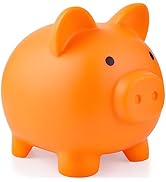 Piggy Bank, Unbreakable Plastic Money Bank, Coin Bank for Girls and Boys, Medium Size Piggy Banks...