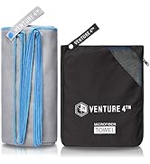 Quick Dry Travel Towel - Fast Drying Ultra Soft Microfiber Towels - Essential for Camping, Backpa...