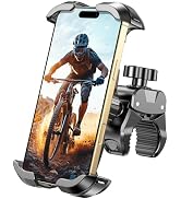 Dawinga Motorcycle Phone Mount, [One-Click Lock] Bike Phone Holder, [Upgrade Cushioned Protection...