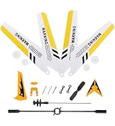 Totority Replacement Parts, S107 /S107G RC Helicopter Full Set Spare Parts, Yellow ABS Plastic &amp; ...