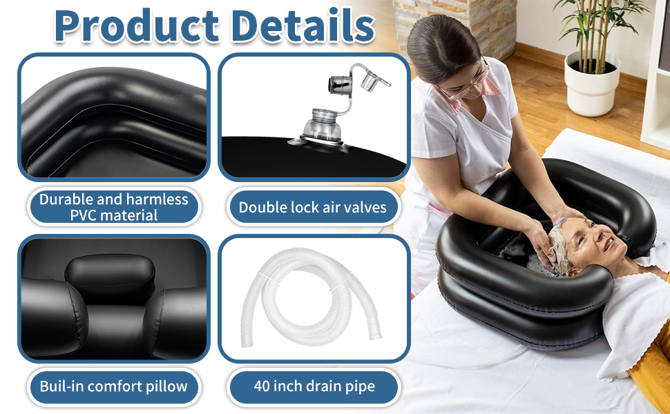 Inflatable Hair Washing Shampoo Basin