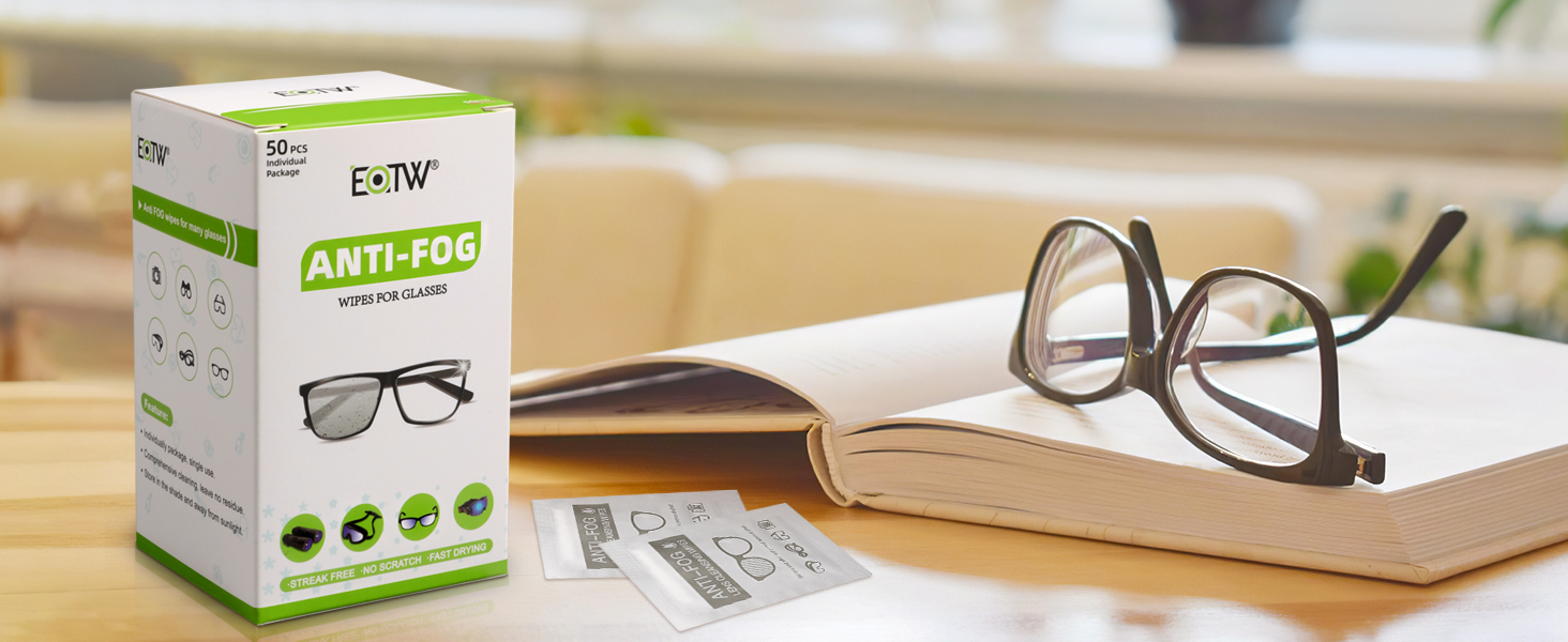Anti Fog Wipes for Glasses