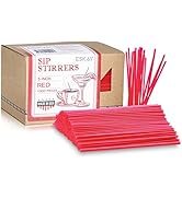 1000 Plastic Coffee Stirrers, 5-Inch Cocktail Straws and Stir Sticks for Coffee Bar and Restauran...