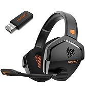NUBWO G06 Wireless Gaming Headset for PS5, PS4, PC, Noise Cancelling Over Ear Gaming Headphones w...