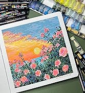 Liquid Acrylic Marker Paint on Paper