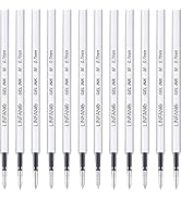 Black Gel Pens Refills, 12 Pack Retractable Gel Ink Pen Refills Bulk, Medium Point 0.7mm Tip Smoo...