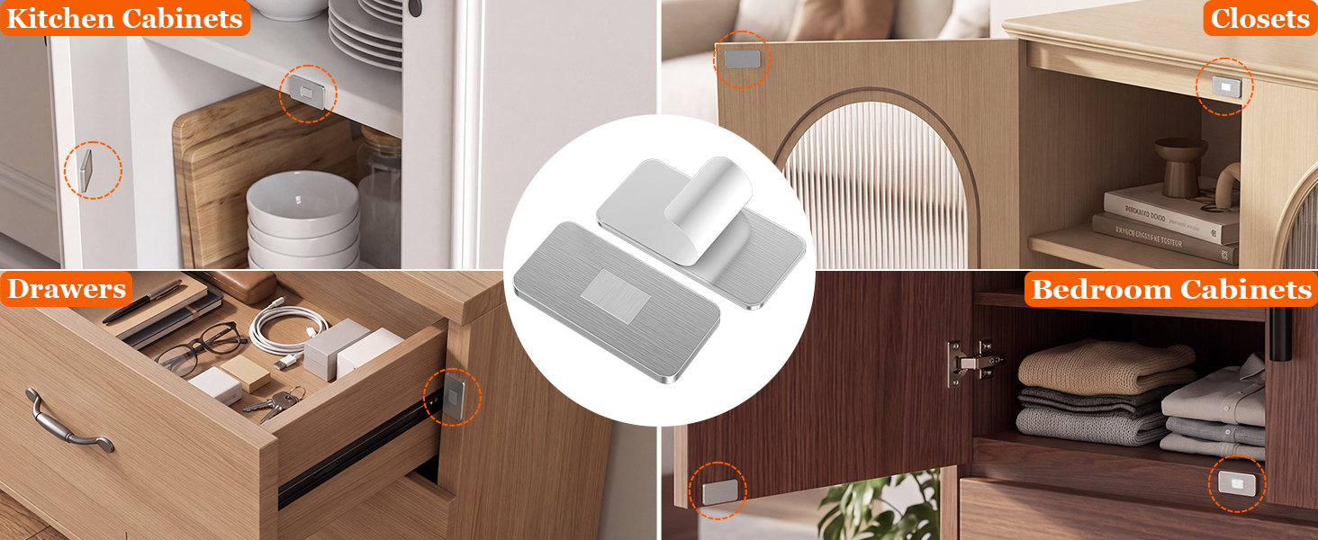 Magnetic Cabinet Catches for Closure