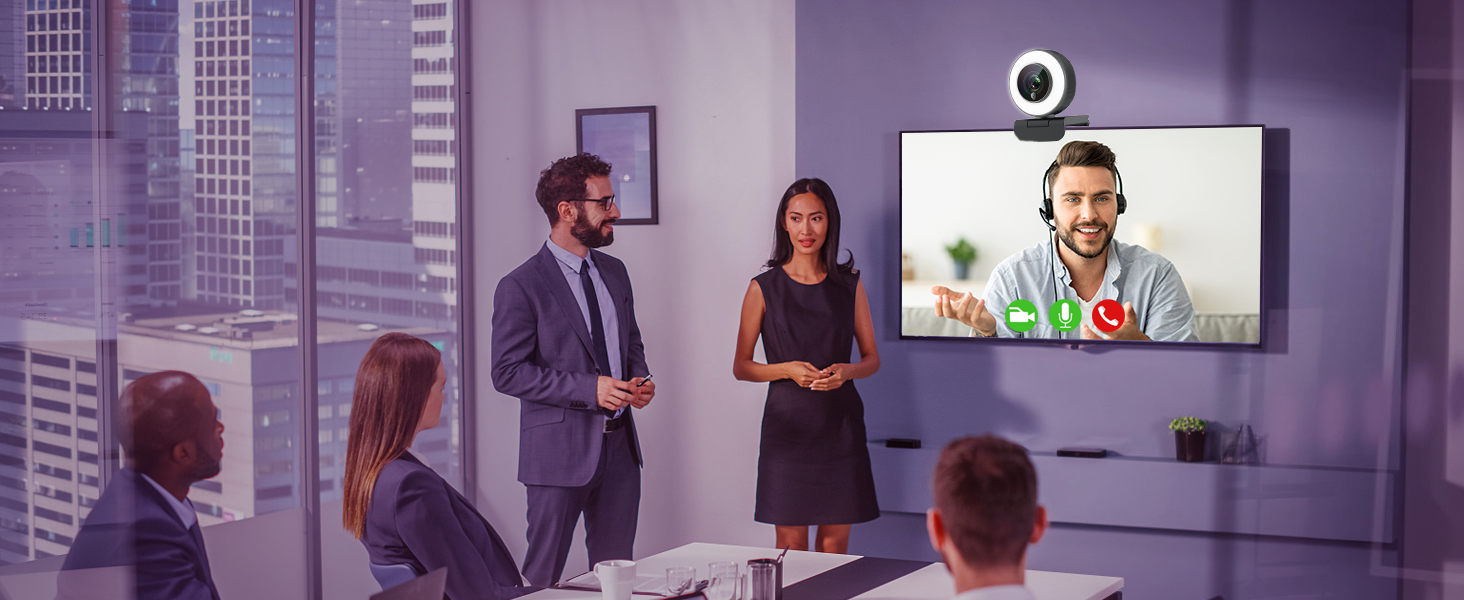 bright mike microphones teams linux fhd webcams wired streamers webcamera para streamcam facecam