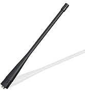 SAMCOM Long Antenna with SMA-Female for Walkie Talkies, 6.7 inch Elastic Two Way Radio Antenna UH...