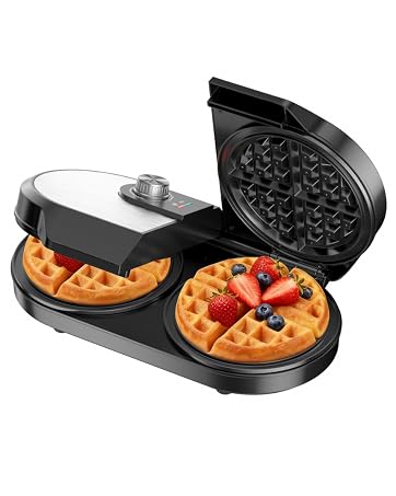 6.5" Dual Independent Waffle Iron