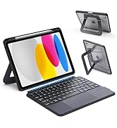 VOWUBO Detachable Magnetic Keyboard Case for iPad (A16) 11th Generation 11 inch (2025), iPad 10th...