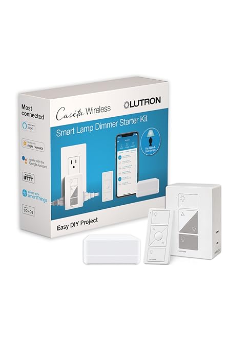 caseta, wireless, kit, lamp dimmer, remote