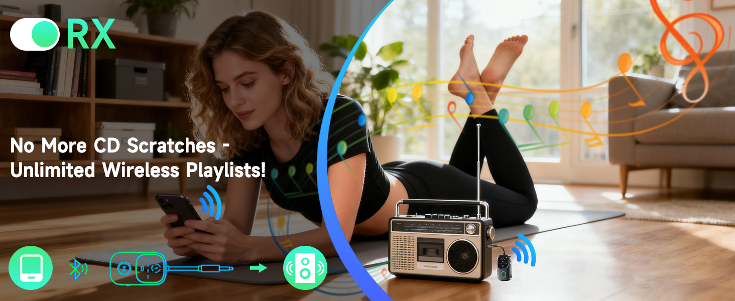 bluetooth aux adapter for car