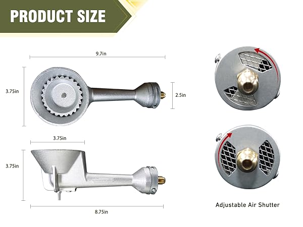 Taper Burner Head 