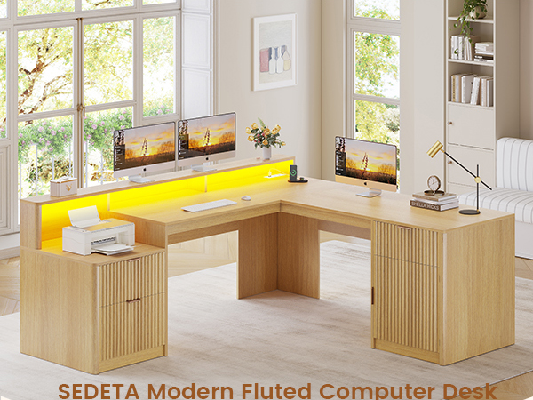 Modern L Shaped Desk