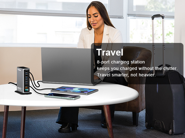 usb c charger multi-port