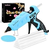 ThinkLearn 60/100W Dual Power Hot Glue Gun Kit with 15 Glue Sticks (7/16"), Heavy Duty Large Glue...