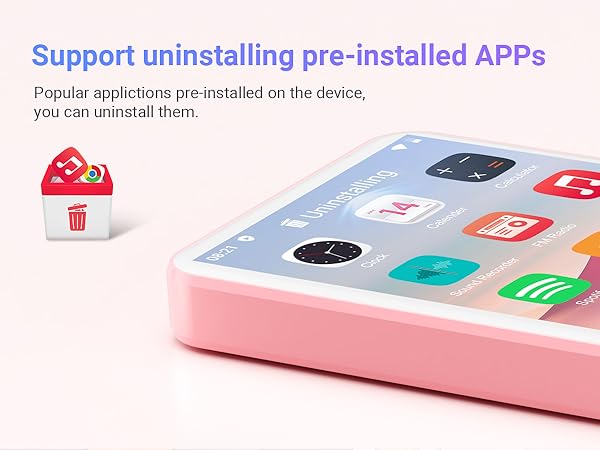 MP3 Player with Bluetooth and WiFi