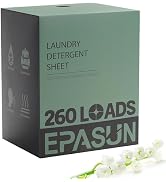 Laundry Detergent Sheets Up To 260 Loads for Lower Cost and Last Longer Use, Fresh Scent Laundry ...