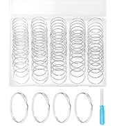 FIVEIZERO 70PCS Split Key Rings,1.5