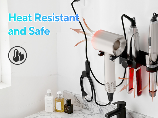 hair dryer holder wall mounted