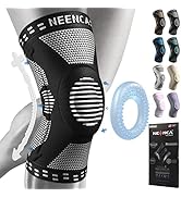NEENCA Professional Knee Brace, Compression Knee Sleeve with Patella Gel Pad &amp; Side Stabilizers, ...
