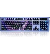 GUNMJO PBT Dye-Sublimation Shark Keycaps for Gaming Keyboard with Cherry Gateron Kailh MX Switche...