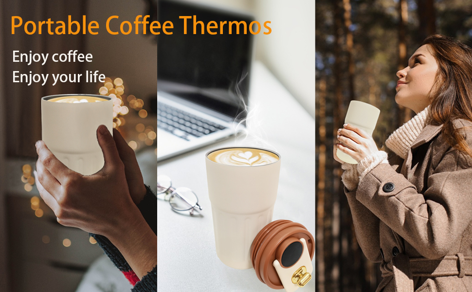 LED Temperature Display coffee mug