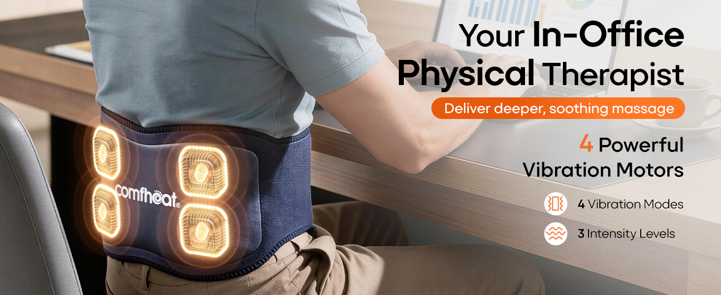 back massager portable back heating pad