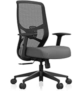 Tempur-Pedic ProTask Executive Task Office Chair with Mesh Back and Built-in Lumbar Support, Heig...