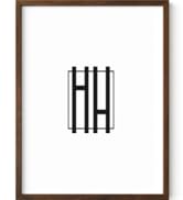 HAUS AND HUES Walnut Natural Wood Frame - Set of 1 12x16 Picture Frames for Wall, Frame for 12x16...