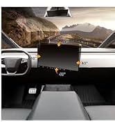 HANSSHOW Swivel Mount Kit for Cybertruck Center Console Dashboard Touch Screen 4-Way Adjustment N...
