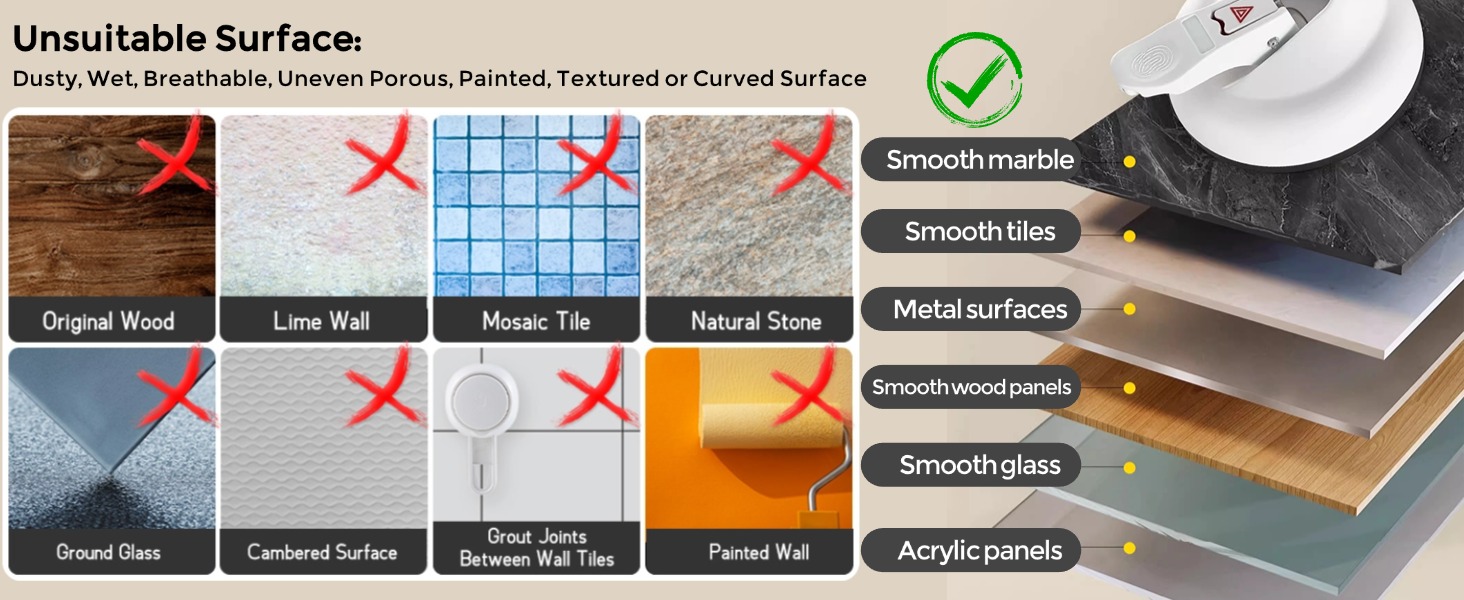 for smooth surface