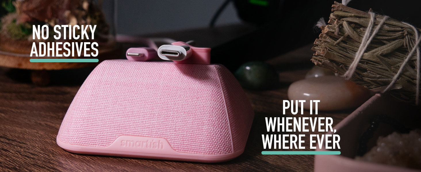 magnetic cable holder cord organizer manager desk nightstand table lightning usb c best gift chord