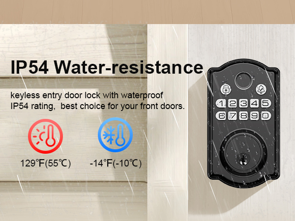 IP54 Water-resistance