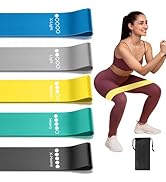 Resistance Loop Exercise Bands for Working Out, Fitness Elastic Bands, Workout Bands for Home Gym...