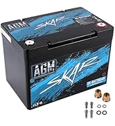 Skar Audio 12V AGM 975 Amp 65Ah High Performance Car Audio Battery with Terminals | SK-BATT65AH