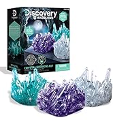 Discovery #MINDBLOWN 12-Piece Lab Crystal Growing Kit, Grow Colored Crystals, Includes Mold Shape...