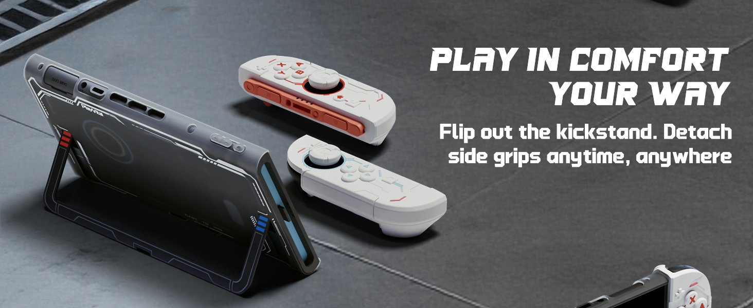 PlayVital Protective Case for Nintendo Switch 2, Stellar Mecha Ergonomic Cover