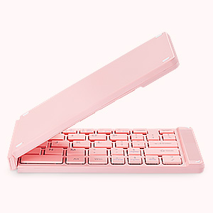 Foldable Mini Rechargeable Bluetooth Keyboard and Mouse Combo,