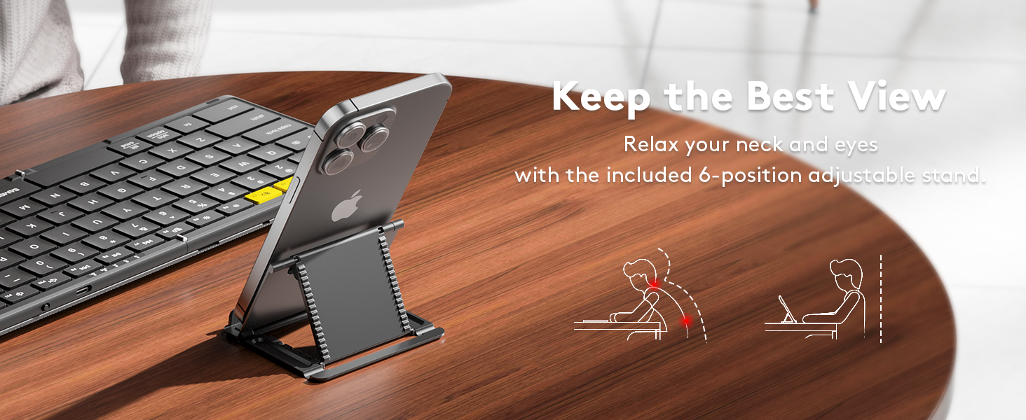 Full-Size Portable Travel Keyboard MOUSE