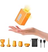 Portable Air Pump Rechargeable Ultra Light 4.9oz Air Mattress Pump with Advanced Heat Dissipation...