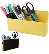 KITANIS Magnetic Pen Holder,3 Compartments Magnetic Dry Erase Marker Holder,Extra Strong Magnet S...