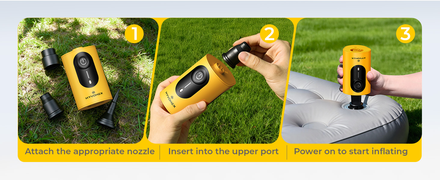 Portable Air Pump for Inflatables