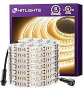 Outdoor LED Strip Lights Waterproof 3000K, 16.4ft IP67 High Density LED Tape Light, 600 LEDs/Reel...