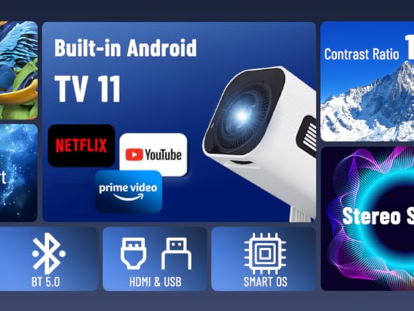 projector with wifi and bluetooth