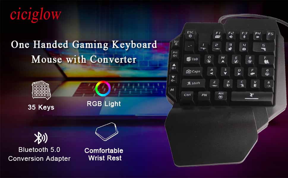 Portable Mini Gaming Keypad Mouse