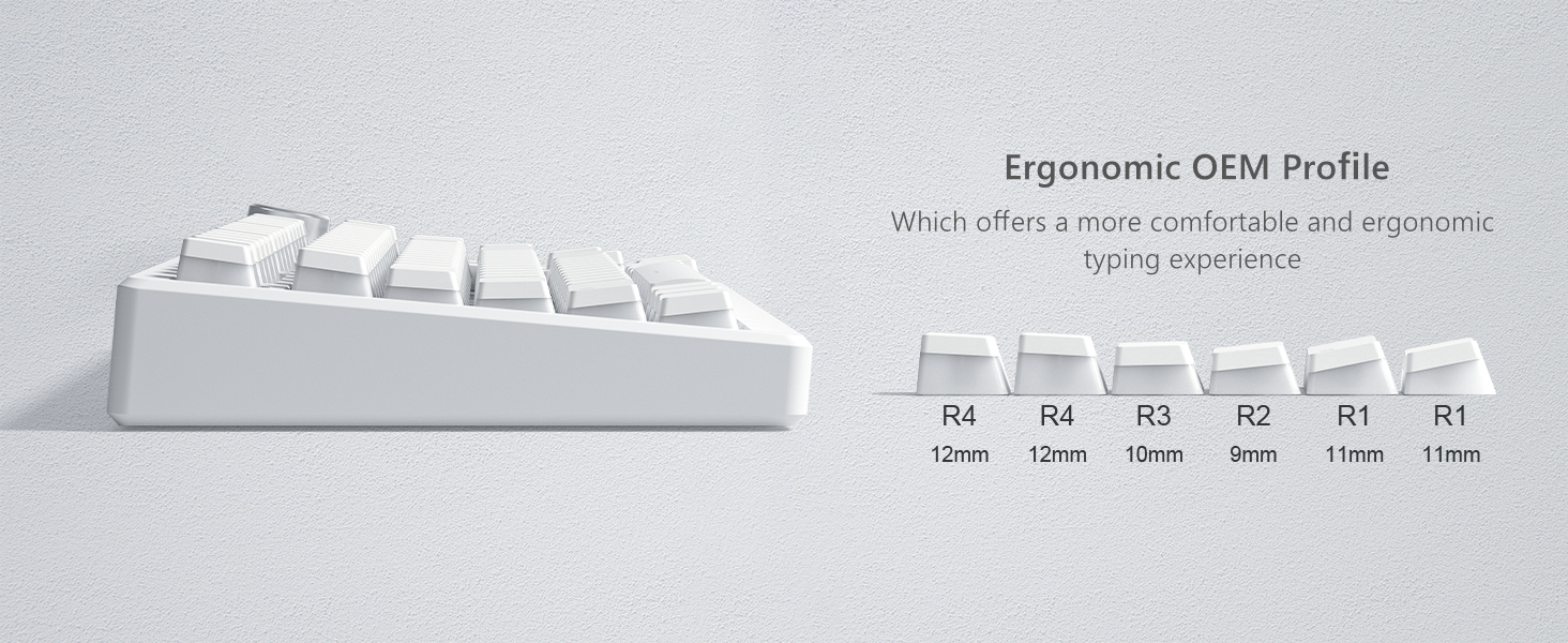 Pudding Keycaps, Shine Through Keycaps, PBT Keyboard Keycaps Set