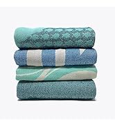 FESHKA Sand Free Turkish Beach Towel Beach Bundle - Made with 100% Organic Turkish Cotton